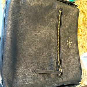 Kate spade black leather purse